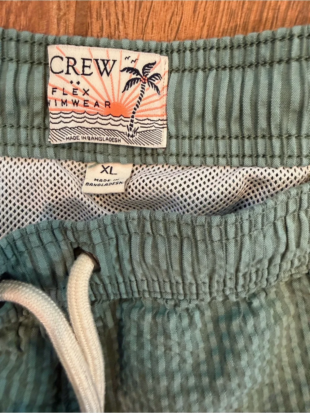 J. Crew trunks adjustable